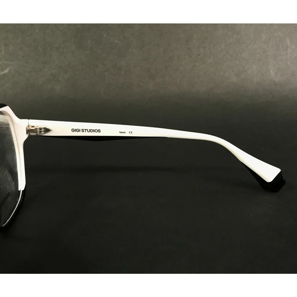 Gigi Studios Eyeglasses Frames ILLUSION 1458 6880/1 Black White Fade 53-17-140